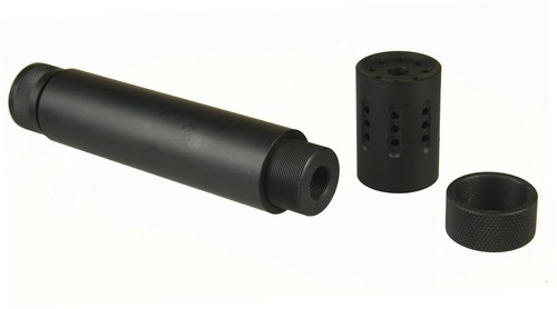 5.56 .223 5.7x28 mm 1/2X28 Slip Over Linear Comp Tube + Muzzle Brake/Protector - Picture 4 of 5