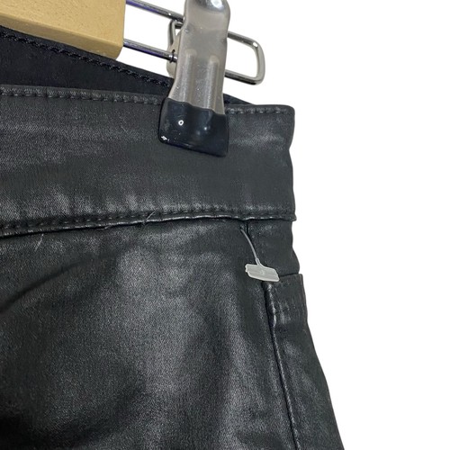 AG Adriano Goldschmied Jeans Damen 27 schwarz Kunstlederhose Farrah Skinny NEU - Bild 13 von 15