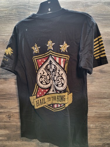 Camiseta Estilo Grunt Camiseta Hail To The King EE. UU. Para Hombre Pequeña Negra - Imagen 2 de 5