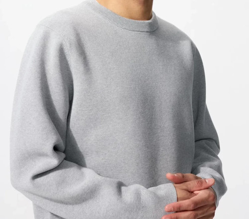 Maglione UNISEX Wear UNIQLO lavabile in lavatrice Milano a costine maglia elasticizzata - Foto 4 di 17