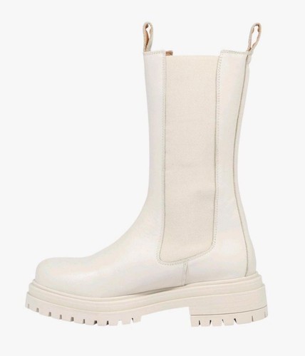 ca shott copenhagen Chelsea Boots Creme Neu Größe 40 Echtes Leder  - Bild 2 von 6
