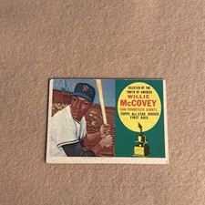 1960 Topps Baseball #316 - Willie McCovey HOF Rookie RC Excellent+