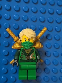 LEGO&reg; Ninjago Lloyd Rebooted Minifigure Gold Armor Genuine Njo0087 70722