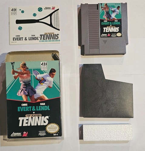 Top Players Tennis NES (CIB) includes manual and pictured inserts - Picture 1 of 8