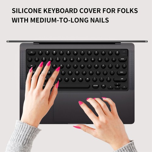 Raised Keyboard Cover Keyboard Cover Soft Comfortable Typing For Working - Afbeelding 19 van 24
