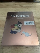The Cat Returns Steelbook Blu Ray DVD Set Studio Ghibli - OOP RARE NEW Authentic