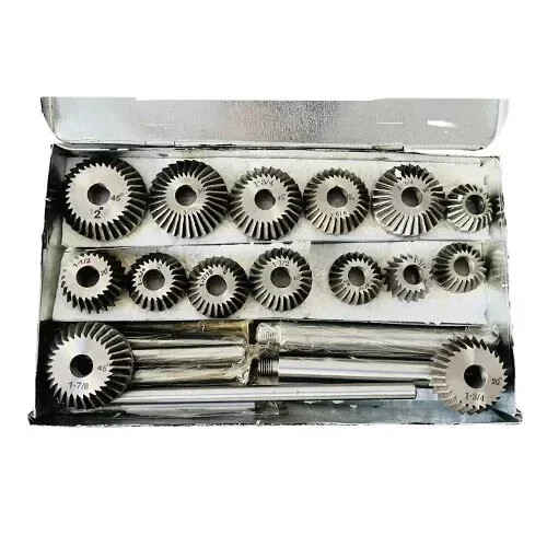 15 Pcs Engine Valve Seat High Carbon Steel Face HCS Cutter Set Cars Bikes - Picture 3 of 5