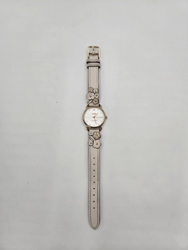 COACH DELANCEY TEA ROSE WATCH LEATHER BAND