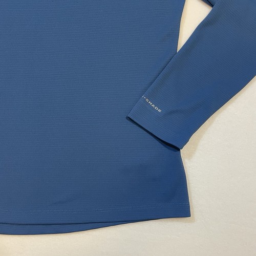 Columbia Damen Langarm T-Shirt Größe M Blau PFG V-Ausschnitt Stretch Omni Shade - Bild 3 von 17