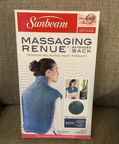 Sunbeam Massage Renue, verlängerter Rücken, verspannungslindernde Wärmetherapie - blau - Bild 7 von 7