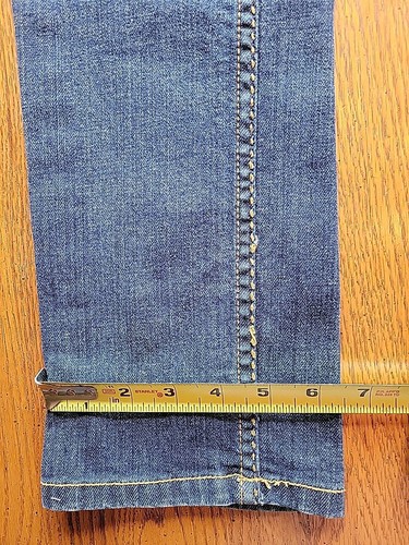 Jeans Coogi para mujer 1/2 lavado oscuro rectos negros dorados bordados Y2K LEER - Imagen 20 de 24