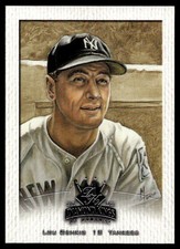 2002 Donruss Diamond Kings #143 Lou Gehring New York Yankees Crowning Moment