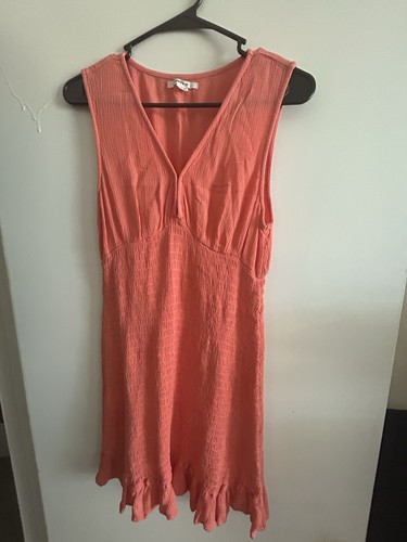 O’Neil Hot Coral Dress Large - Picture 1 of 7