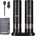 Electric Salt and Pepper Grinder Set-Rechargeable Salt and Pepper Mill Set All i