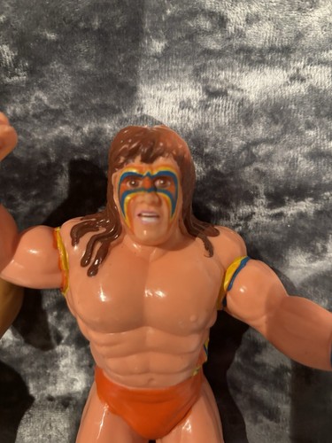 Vintage Rare Ultimate Warrior & White Shirt Hulk 1989 WWF LJN NICE 🔥 - Picture 5 of 9