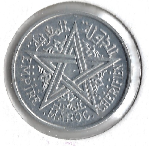 Moneda Marruecos (Protectorado francés) 1 franco 1951 Y46 - Imagen 2 de 3