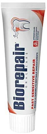 1pc non flouride biorepair fast sensitive REPAIR toothpaste 75ml repairs damage - Picture 4 of 5