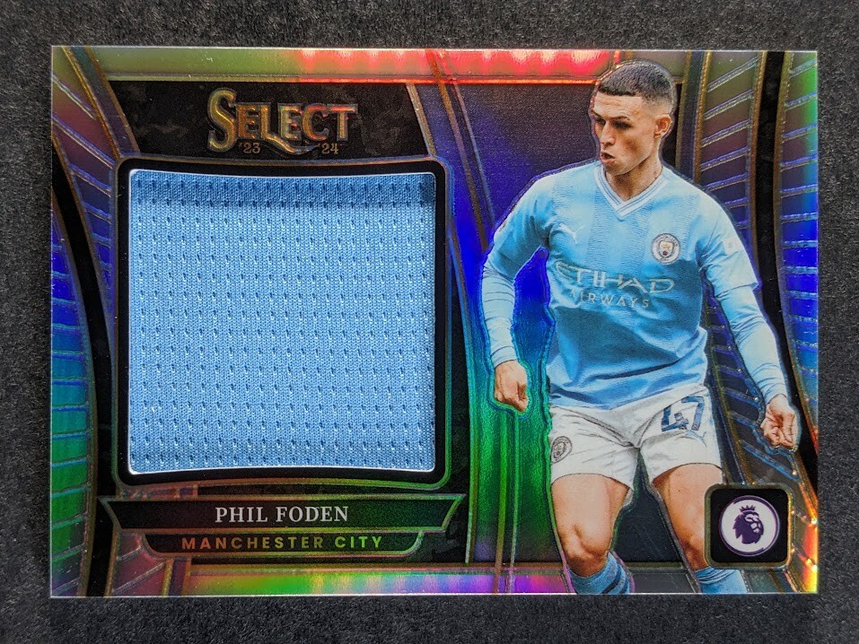 2023-24 Panini Select EPL PHIL FODEN Jumbo Patch Silver Prizm Manchester City