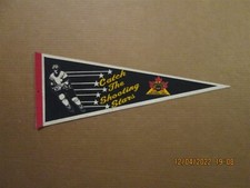 Catch The Shooting Stars Vintage Circa 1990 World Hockey Championship Pennant