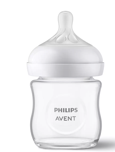 Avent Natural Response Glas Babyflasche Flaschen Set & Beruh - Bild 7 von 8