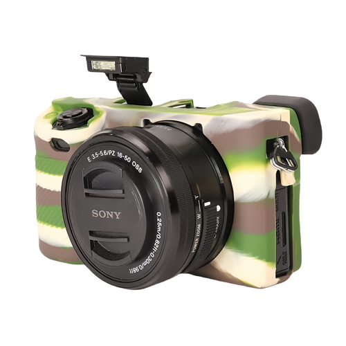Silicone camera cover. Wear-resistant and anti-fall. for Sony A6100.Soft shell - Picture 5 of 27