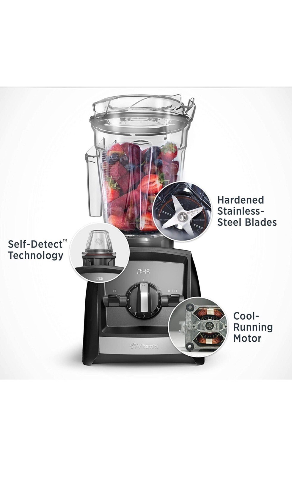 Vitamix A2300 Ascent Series Smart Blender, ProfessionalGrade 64 oz