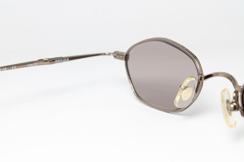 MATSUDA 10635 LBR Original Vintage Sunglasses Rare Steampunk Small Lenses Brown - Picture 4 of 8
