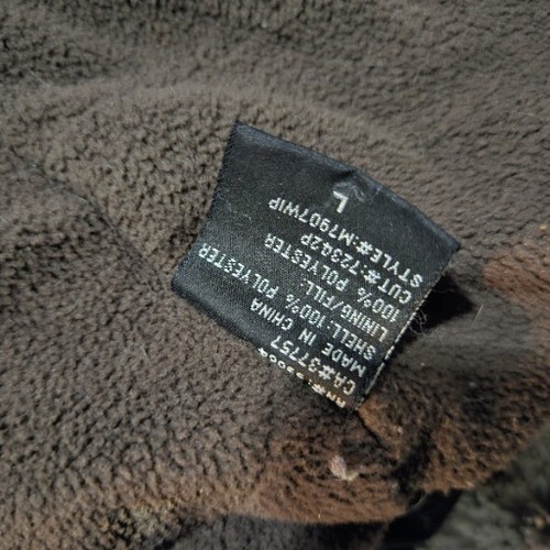 Billabong Coat Mens Size Large Full Zip Hooded Puffer Hooded Fleece Lined Black - Picture 6 of 10