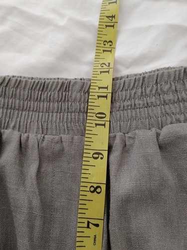 Black Tape Women's Shorts Gray 85% Rayon 15% Linen Ex Small NWT - Picture 12 of 15