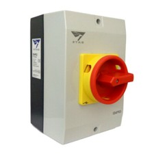 Stag IS4P63 Enclosed Rotary Isolator Switch IP65 4 Pole - 63 Amp