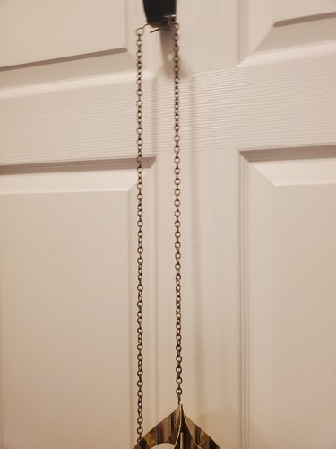 Mid Century Modern Mascot Brutalist Hanging Candle Holder Gold Pendant Lot Of 2 - Picture 8 of 12