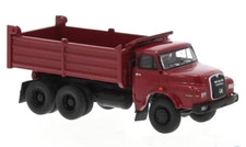 1:87 Scale Brekina 78103 1972 MAN 26.280 DHAK 6 x 6 Tipper - Red & Black - BNIB