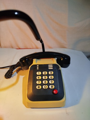 Lampada artigianale, Lampada da tavolo, Lampada Telefono, Lampada Vintage - Foto 3 di 8