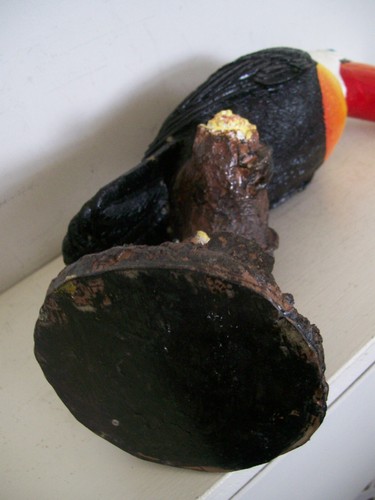 NICE TOUCAN TREE STUMP BAR DISPLAY VINTAGE DESIGN INTEREST GUINNESS COLLECTOR ?? - Picture 6 of 10