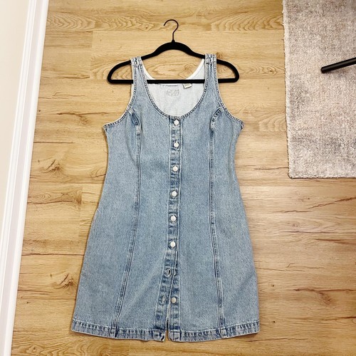 Levi’s Tuli Denim Mini Dress Size Large - Picture 7 of 8