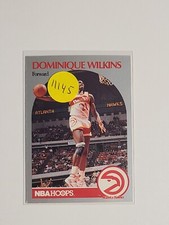 Dominique Wilkins 1990-91 NBA Hoops Atlanta Hawks Card #36