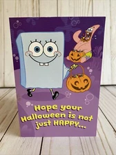 SpongeBob Halloween Card Hallmark Patrick Silly Crazy Ridiculously Happy New