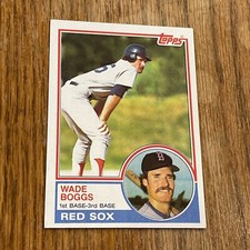 1983 Topps Baseball #498 WADE BOGGS (RC-HOF)  NM+ Boston RED SOX No Creases R