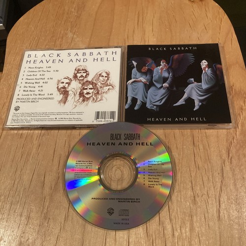 Black Sabbath - Heaven And Hell CD Late 90s US press rainbow metallica dio years
