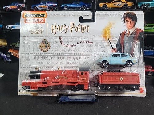 Matchbox Harry Potter Hogwarts Express Train, '62 Ford Anglia (2024 MBX Convoys) - Picture 3 of 11