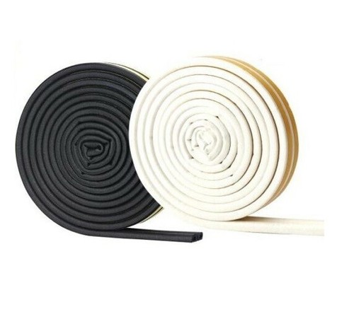 D/E/P/I Type Window Door Seal Weather Strip Tape Rubber Foam Self Adhesive 5M  - Picture 2 of 15