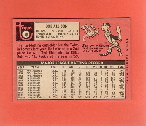 1969 Topps Baseball (#2-332) - Pick A Card, F-MT condition - Picture 68 of 642