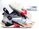 NIKE JORDAN WHY NOT ZERO.3 (GS) WHITE/CRIMSON-BLACK SZ 7Y/WOMEN 8.5 [CD5804-101]