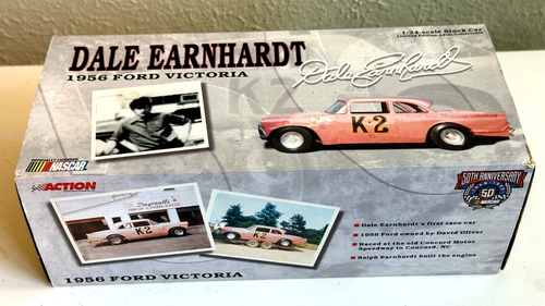 DALE EARNHARDT 1:24 SCALE 1956 FORD VICTORIA K-2 VINTAGE BANK WITH KEY EXC COND! - Picture 2 of 16