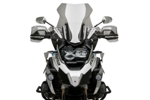 Puig Touring Screen Windshield Deflector Light Smoke BMW R1250 GS & ADV 18-24 - Picture 2 of 7