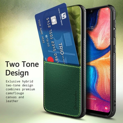 For Samsung Galaxy A10E A20 A30S A50 Wallet Case Leather Card Holder Phone Cover - Picture 6 of 22