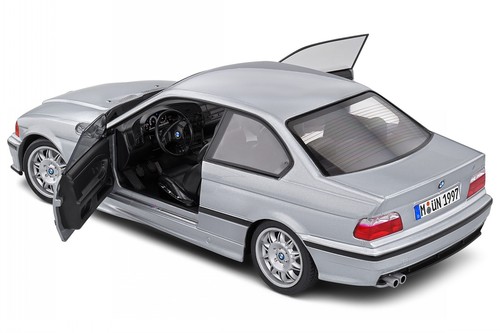 BMW e36 M3 Coupe 1990 silber Modellauto S1803913 Solido 1:18 - Bild 2 von 7