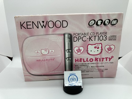 Kenwood Portable CD Player DPC-KT103 Sanrio Hello Kitty Current Junk From Japan - Picture 4 of 5