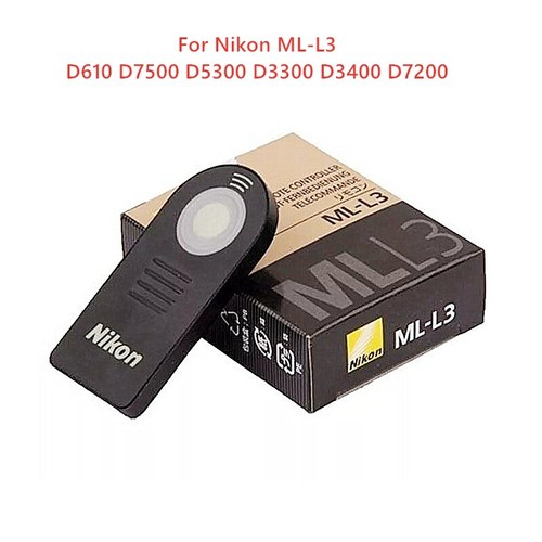 Wireless Remote Control For Nikon ML-L3 D610 D7500 D5300 D3300 D3400 D7200 - Picture 1 of 6