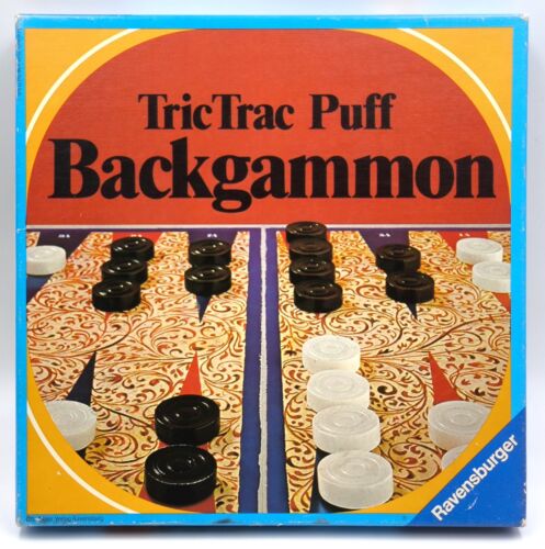 Backgammon - Spiel von Ravensburger - Tric Trac Puff - Gesellschaftsspiel - 1974 - Bild 2 von 6